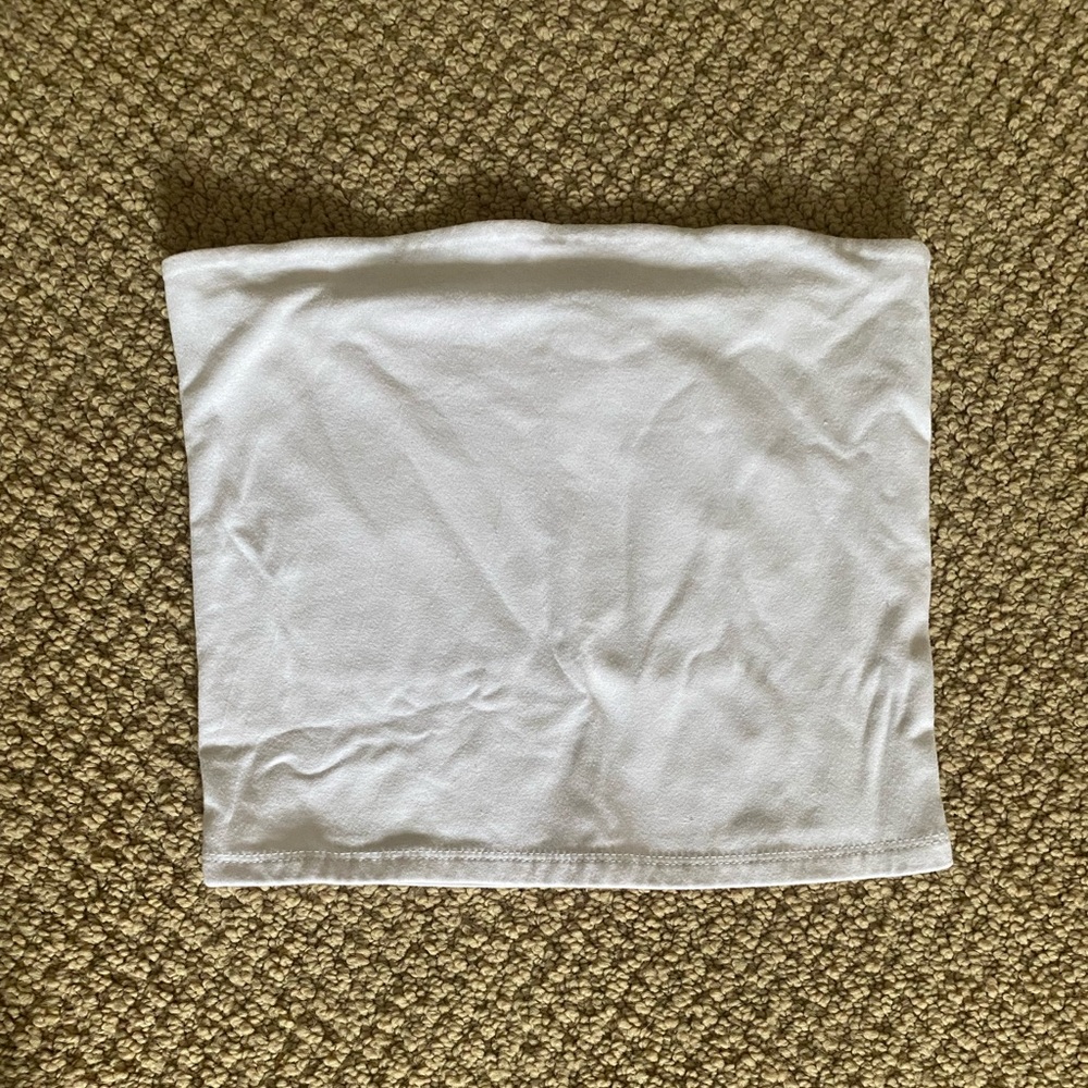 White Tube Top from Tillys